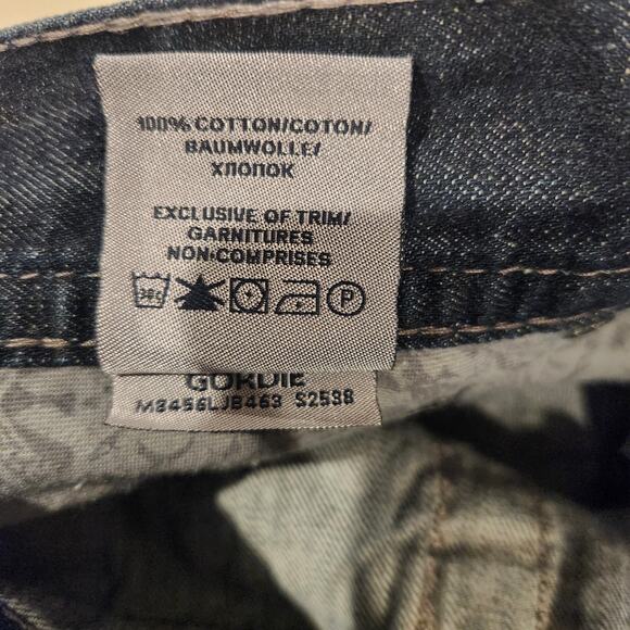 Silver Mens Indigo Medium Wash Gordie Straight Leg Relaxed Fit Jeans Size 34x32 - Picture 9 of 14